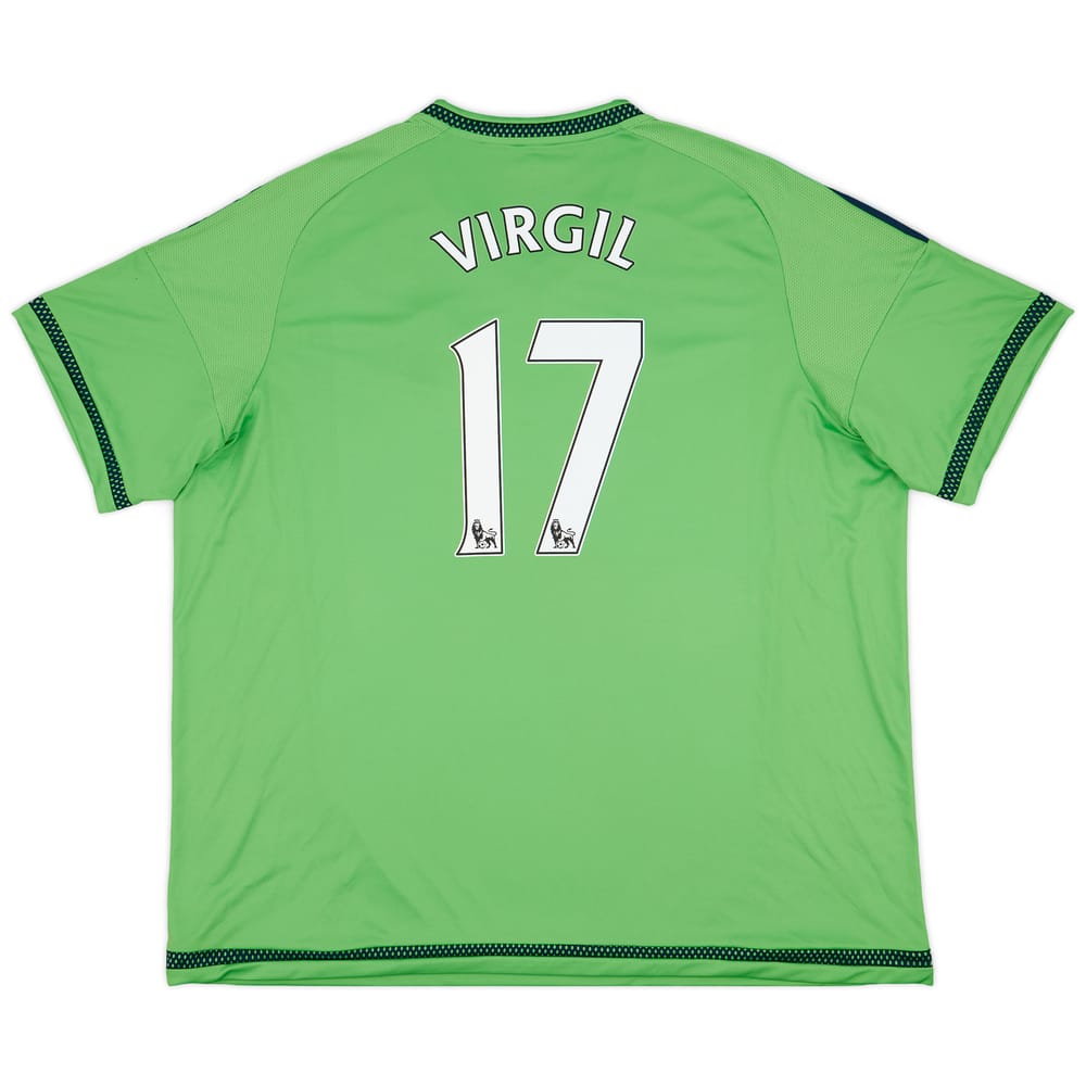 2015-16 Southampton Away Shirt Virgil #17 - 9/10 - (3XL)