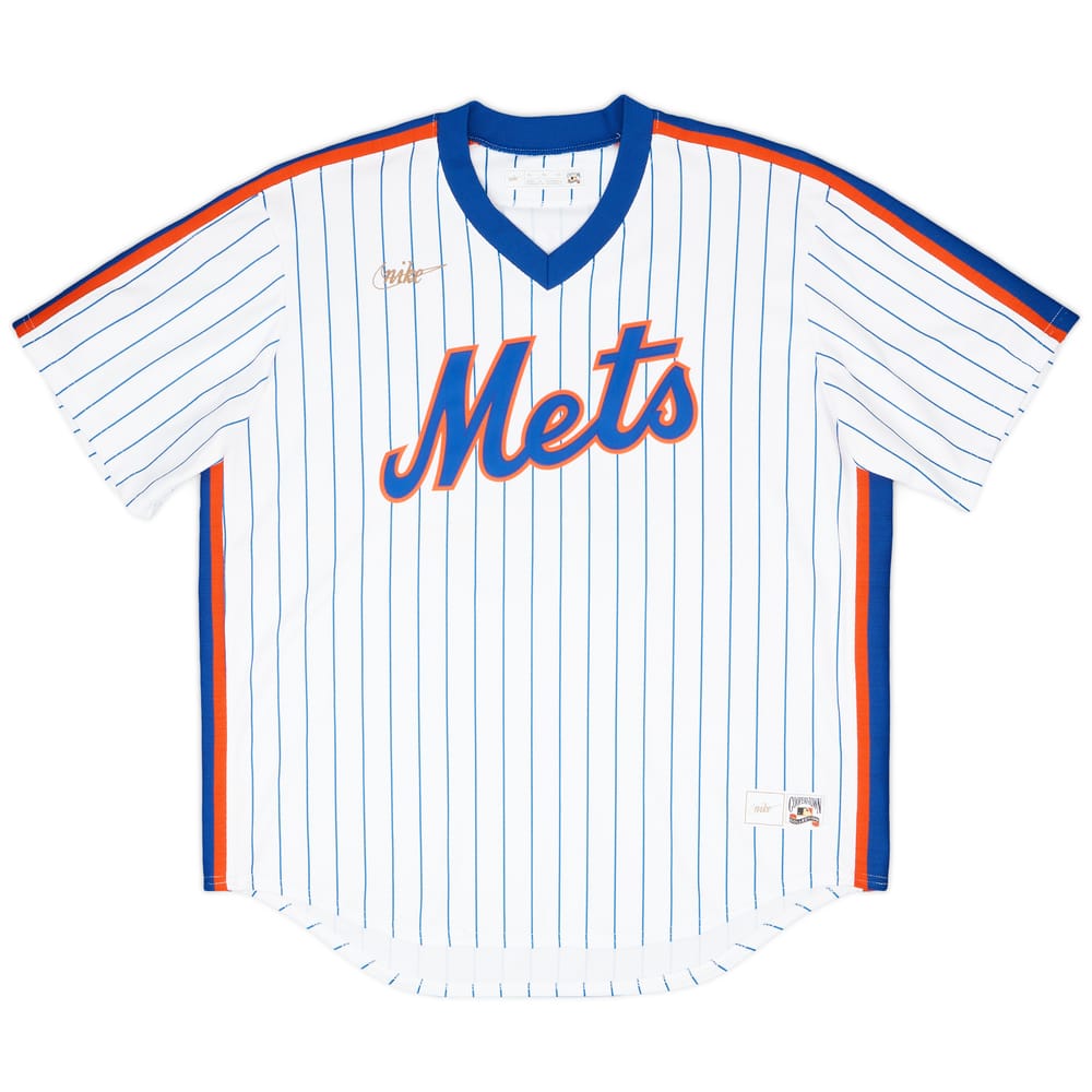1986 New York Mets Strawberry #18 Nike Copperstown Collection Home Jersey - 9/10 - (XL)