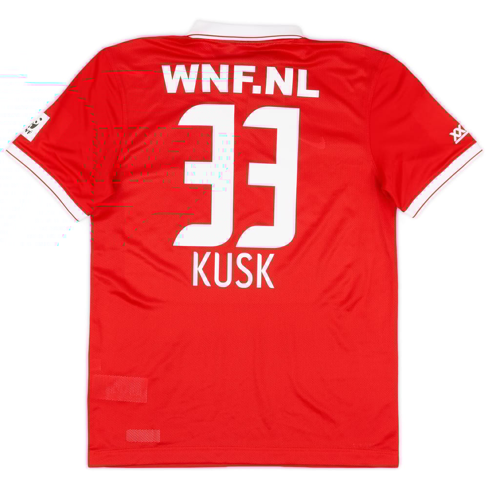 2014-15 FC Twente Match Issue Home Shirt Kusk #33