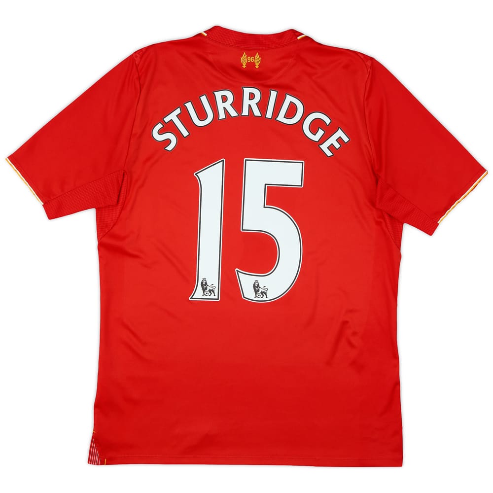 2015-16 Liverpool Home Shirt Sturridge #15 - 6/10 - (S)
