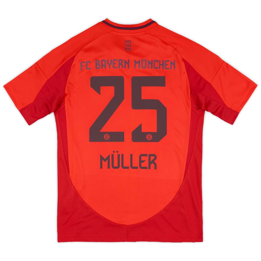 2024-25 Bayern Munich Home Shirt Muller #25 (KIDS)
