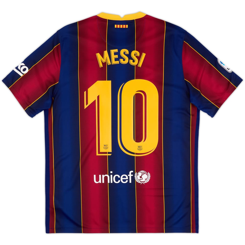 2020-21 Barcelona Home Shirt Messi #10
