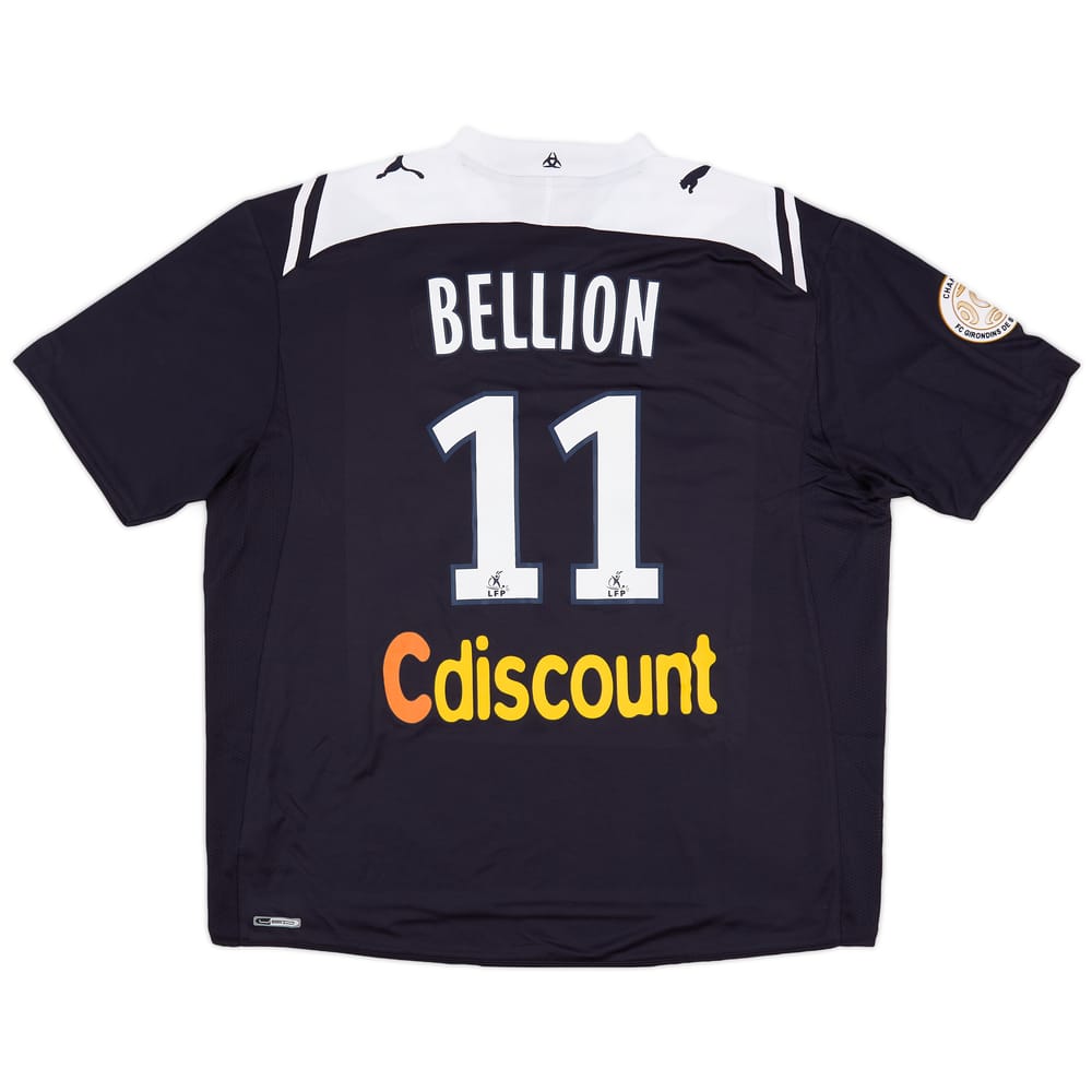 2009-10 Bordeaux Match Issue Home Shirt Bellion #11
