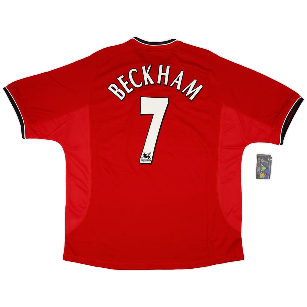 2000-02 Manchester United Home Shirt Beckham #7 (XXL)