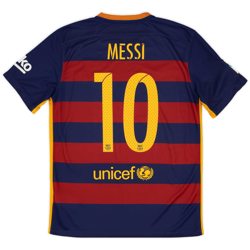 2015-16 Barcelona Home Shirt Messi #10 - 8/10 - (M)