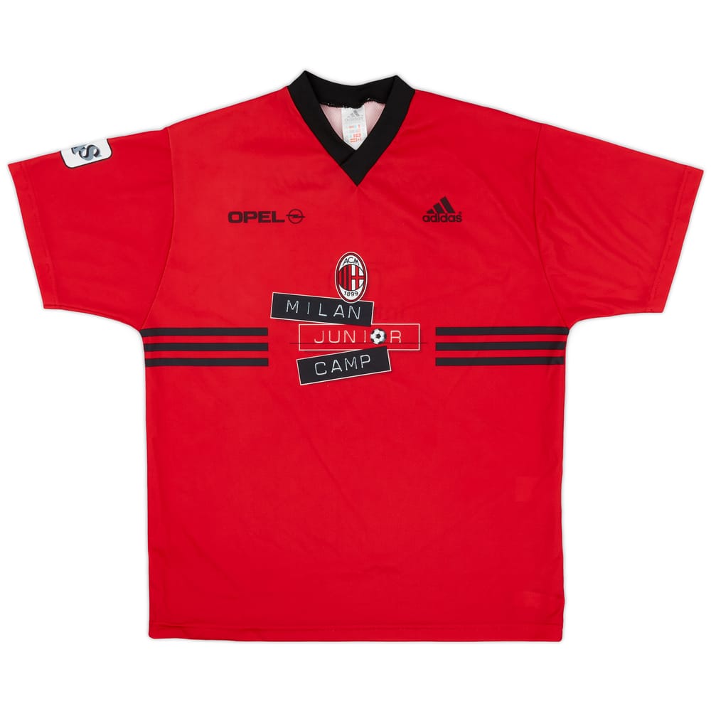 1999-00 AC Milan adidas 'Milan Junior Camp' Training Shirt - 9/10 - (XL.Boys)