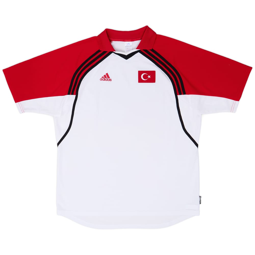 2000-01 Turkey addidas Polo Shirt - 9/10 - (XXL)