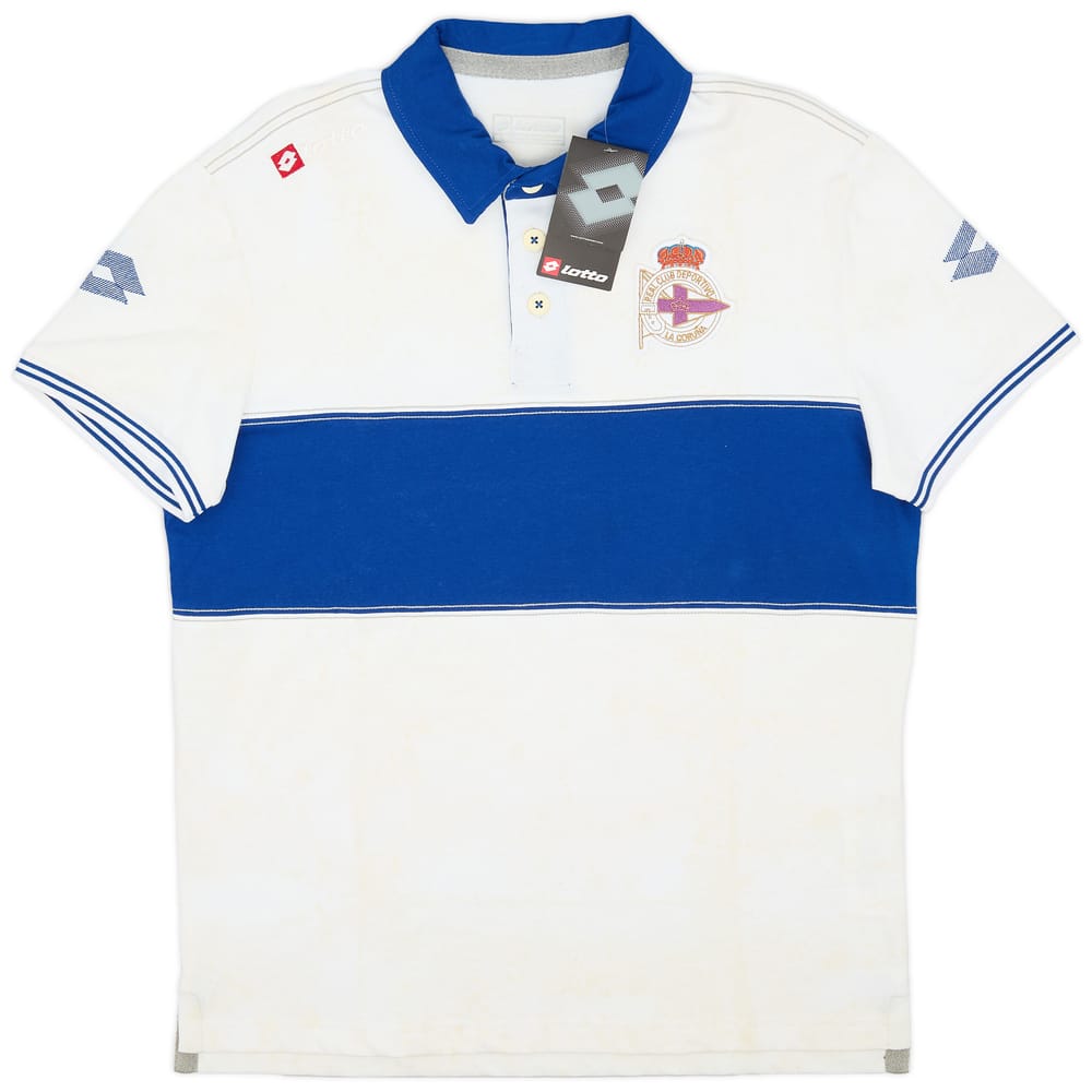 2011-12 Deportivo de La Coruna Lotto PoloT-Shirt (M)