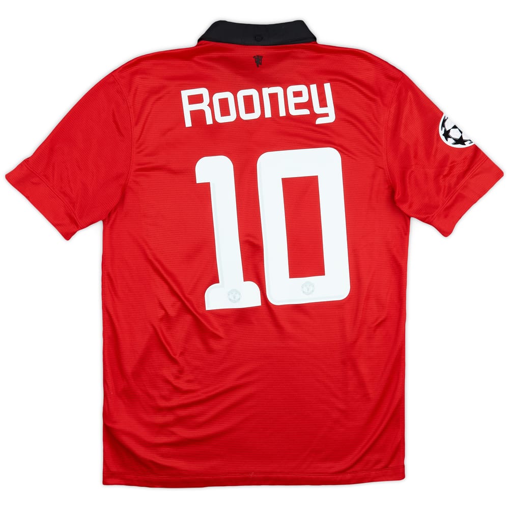 2013-14 Manchester United Home Shirt Rooney #10 - 6/10 - (M)