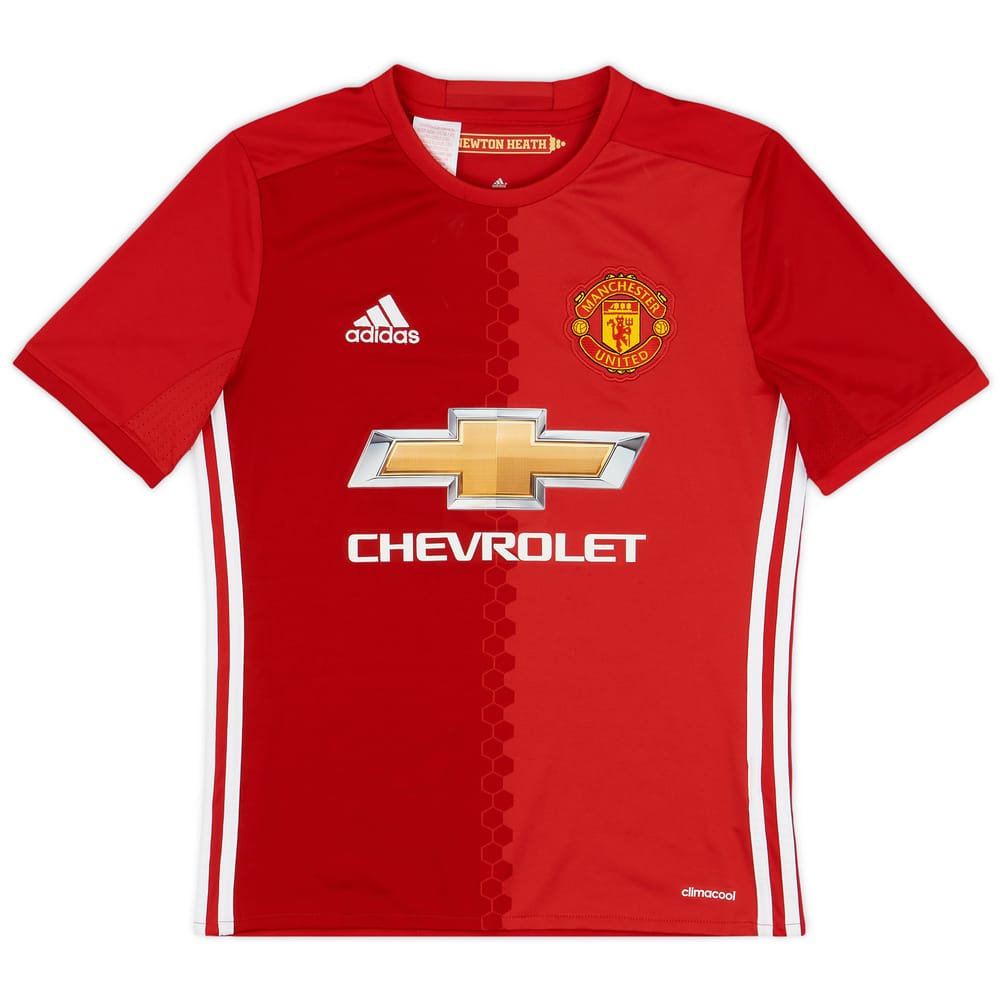 2016-17 Manchester United Home Shirt - 9/10 - (L.Boys)