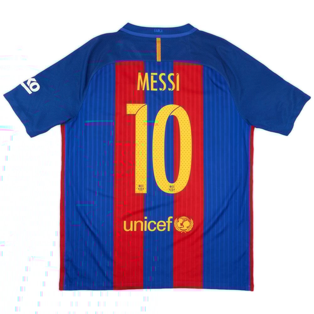 2016-17 Barcelona Home Shirt Messi #10 - 6/10 - (L)