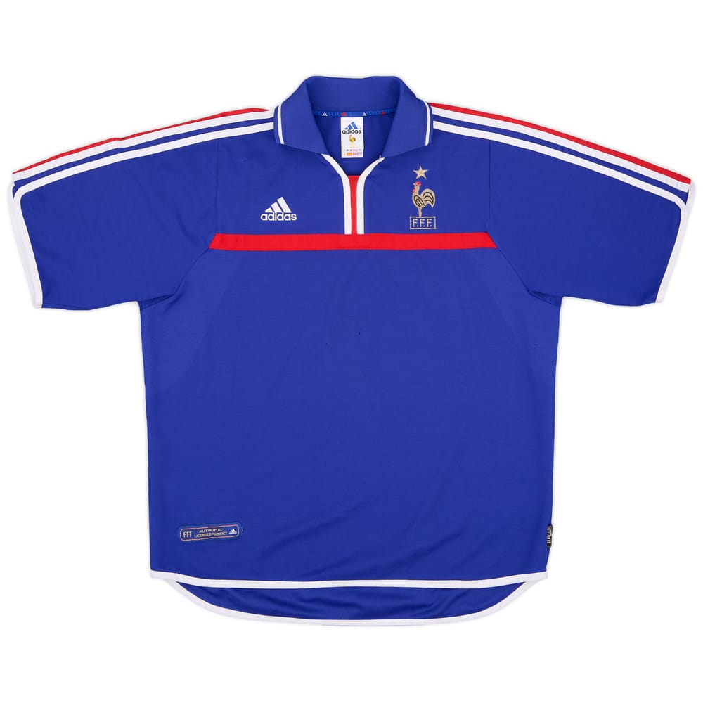 2000-02 France Home Shirt - 5/10 - (XL)