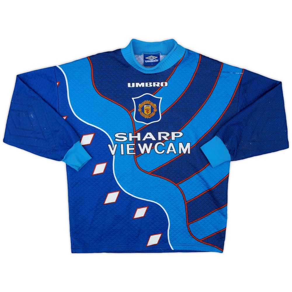 1994-97 Manchester United GK Shirt - 6/10 - (Y)