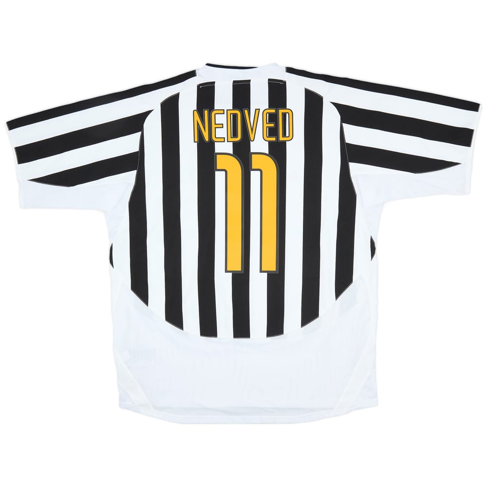 2003-04 Juventus Home Shirt Nedved #11 - 8/10 - (XXL)