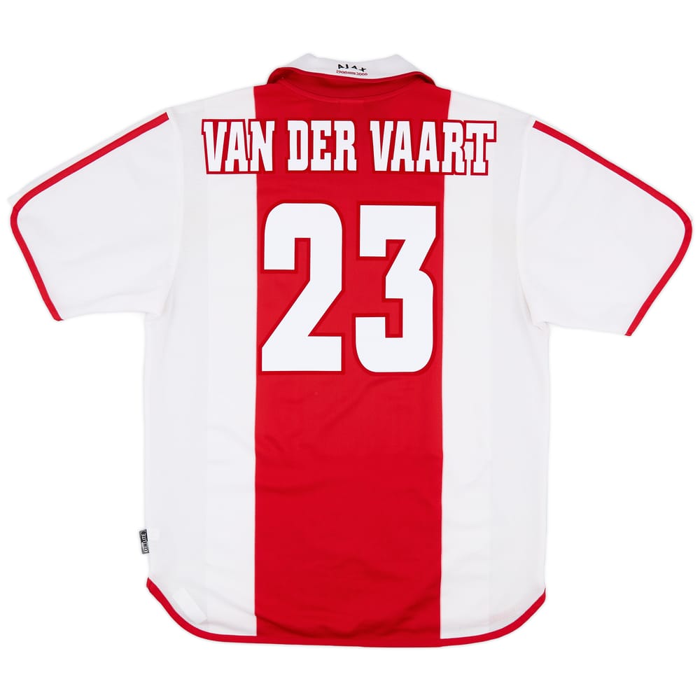 2000-01 Ajax Centenary Home Shirt Van Der Vaart #23 - 7/10 - (L)