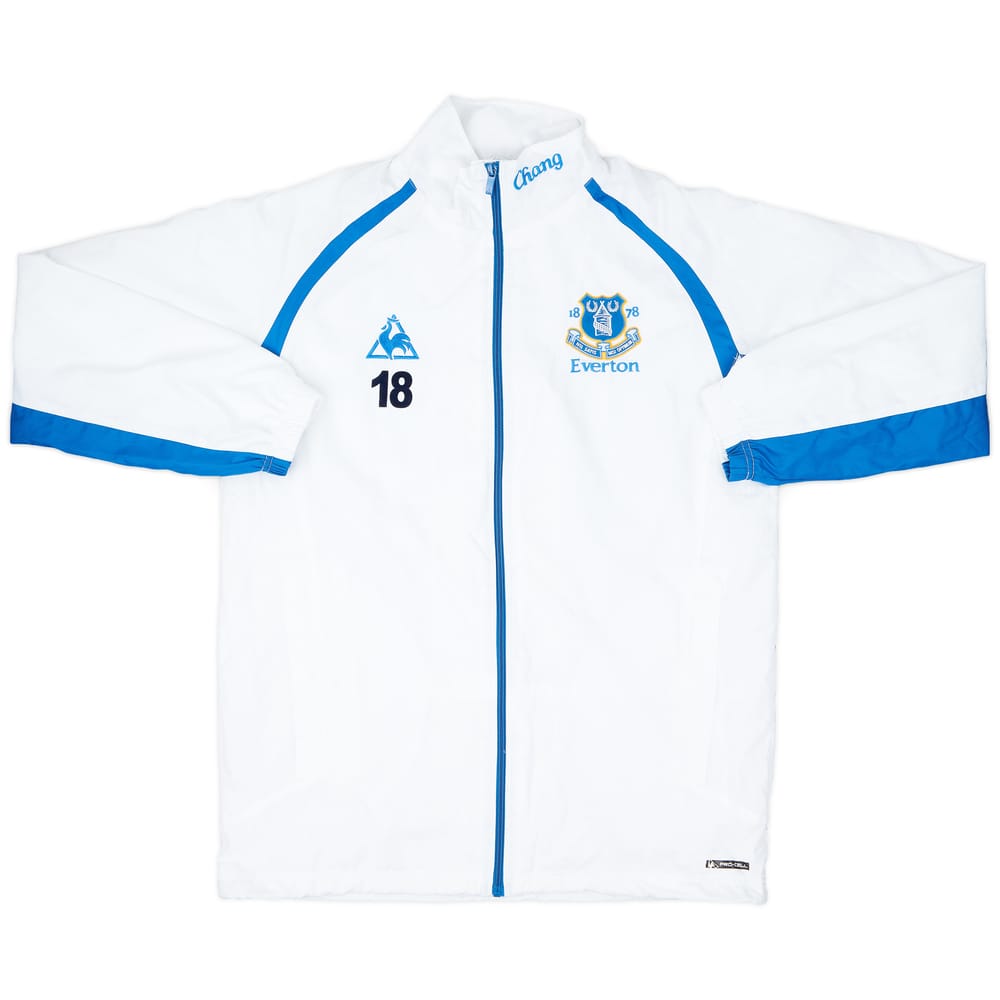 2009-10 Everton Player Issue Le Coq Sportif Track Jacket #18 - 8/10 - (L)
