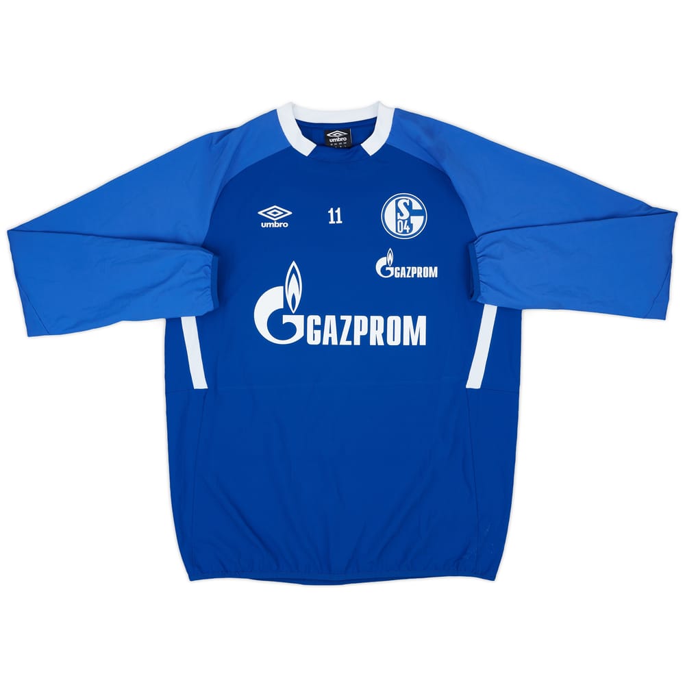 2018-19 Schalke Player Issue Umbro Windbreaker #11 - 7/10 - (L)