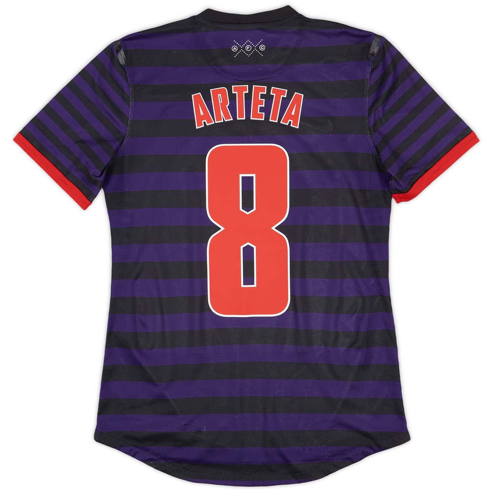 2012-13 Arsenal Player Issue Away Shirt Arteta #8 - 8/10 - (L)