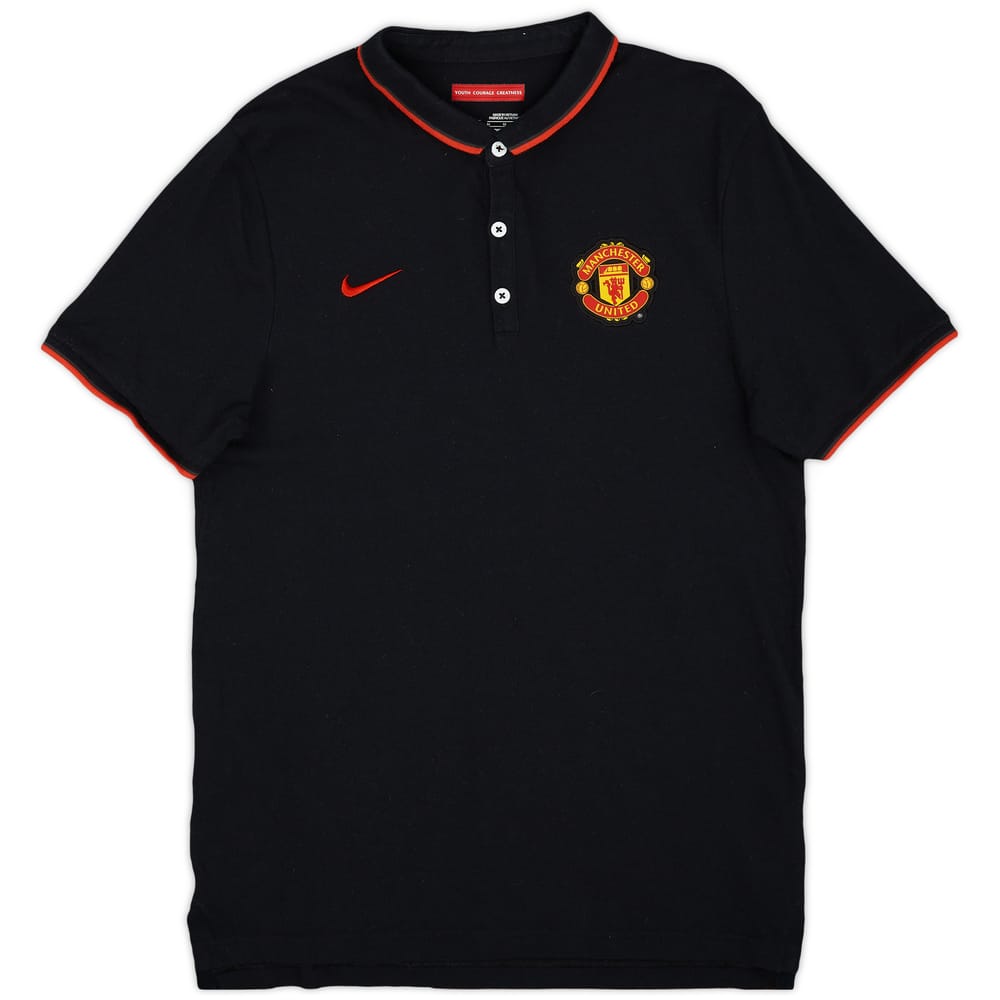 2014-15 Manchester United Nike Polo Shirt - 9/10 - (M)