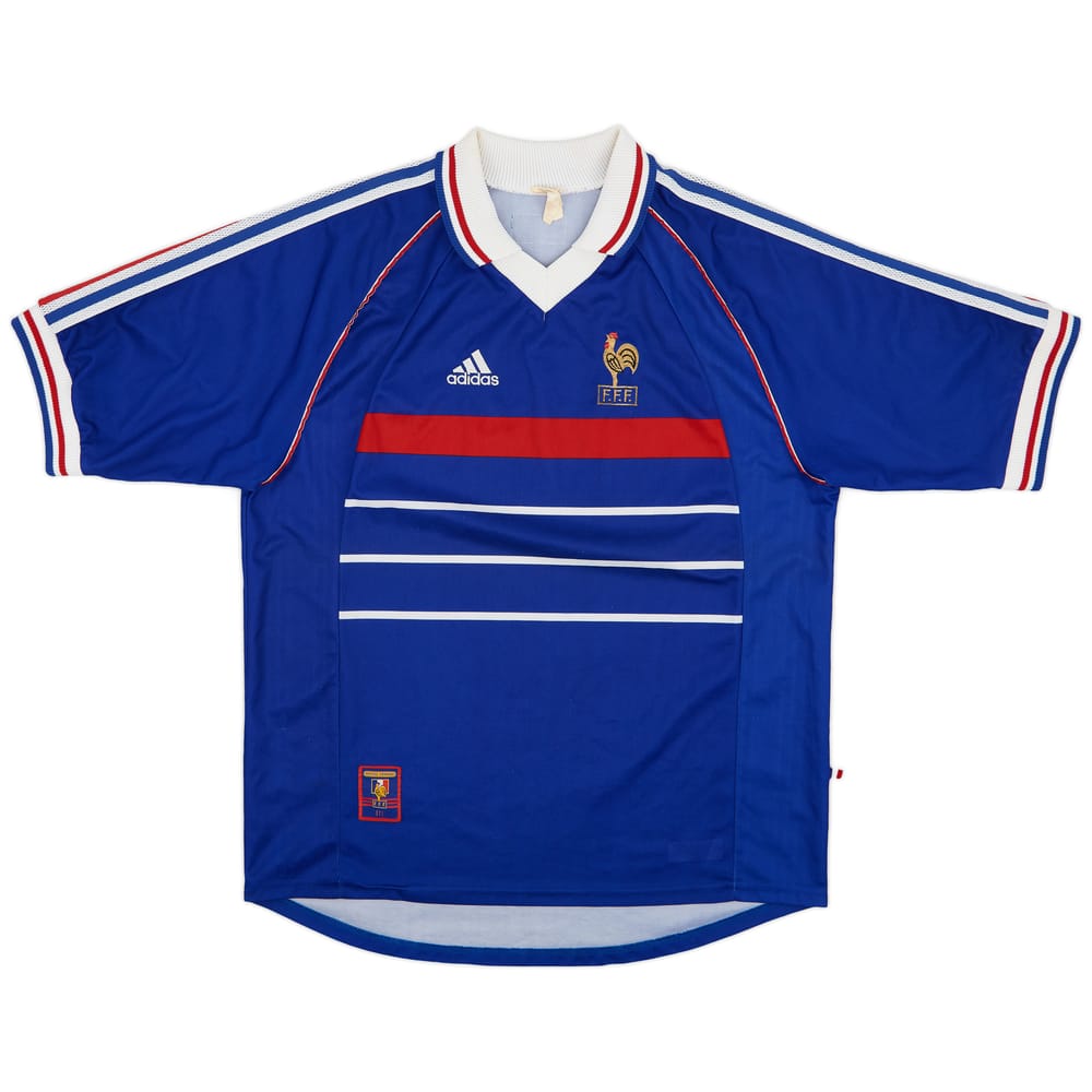 1998-00 France Home Shirt - 8/10 - (XL)