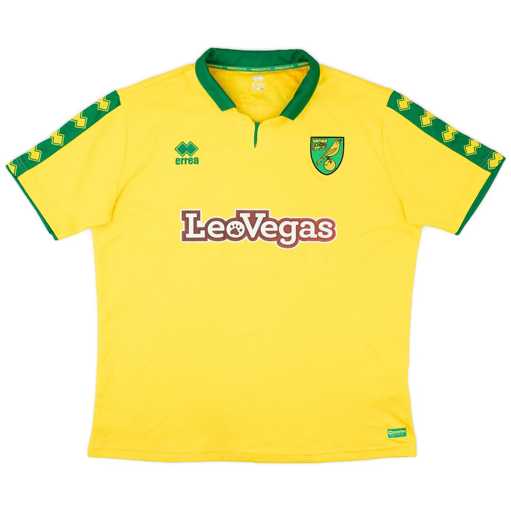 2017-18 Norwich Home Shirt - 8/10 - (4XL)