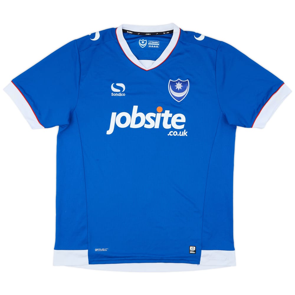 2016-17 Portsmouth Home Shirt - 7/10 - (L)