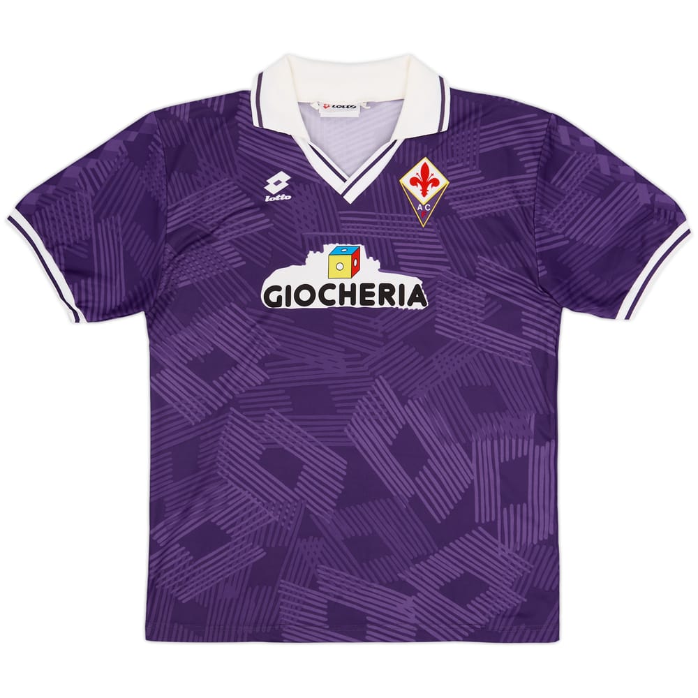 1991-92 Fiorentina Local Camiseta - 8/10 - (XL)