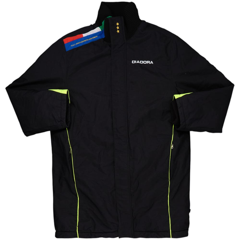 2010s Italy FIGC Referee Diadora Padded Bench Coat - 8/10 - (XL)