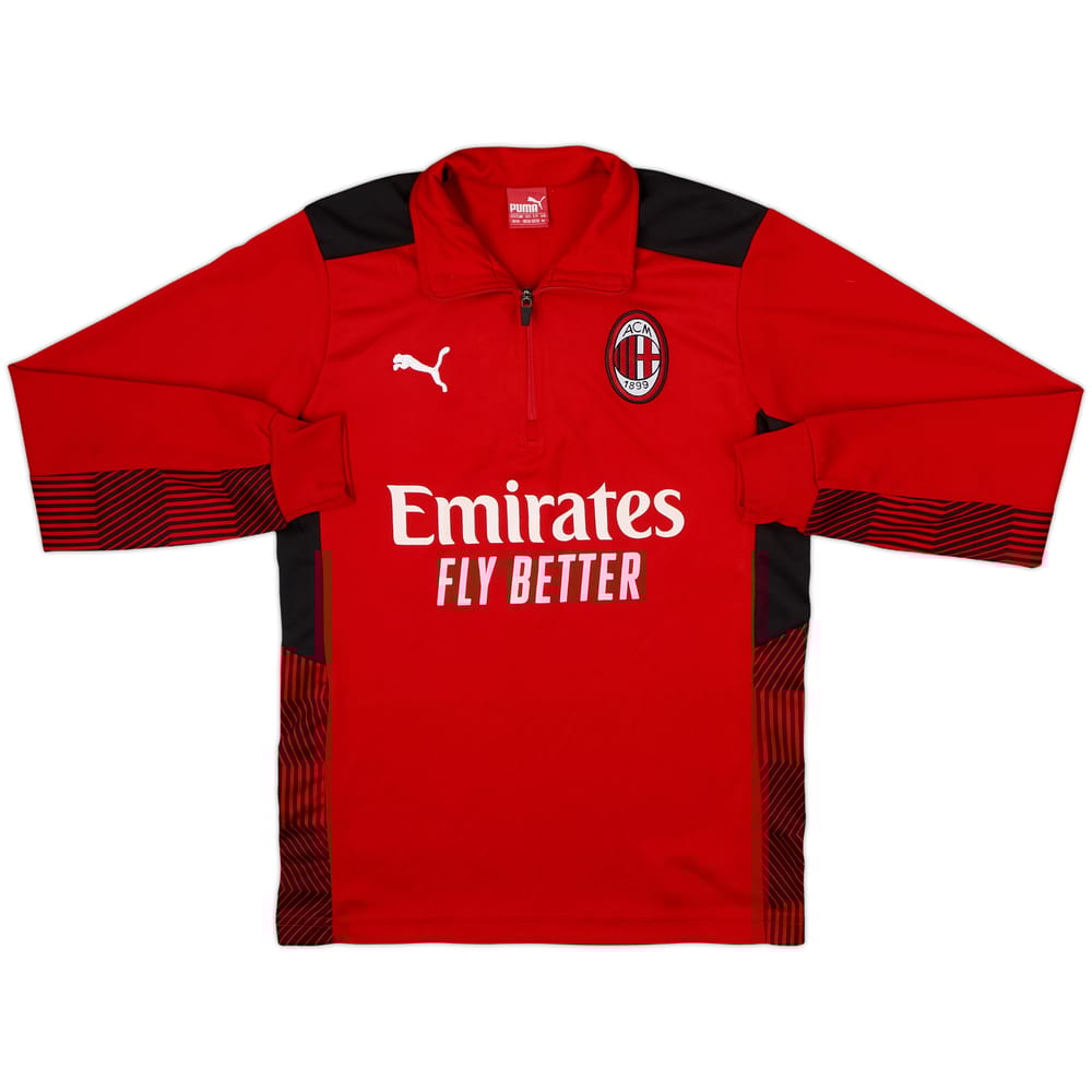 2017-18 AC Milan Puma 1/4 Zip Drill Top - 8/10 - (M)