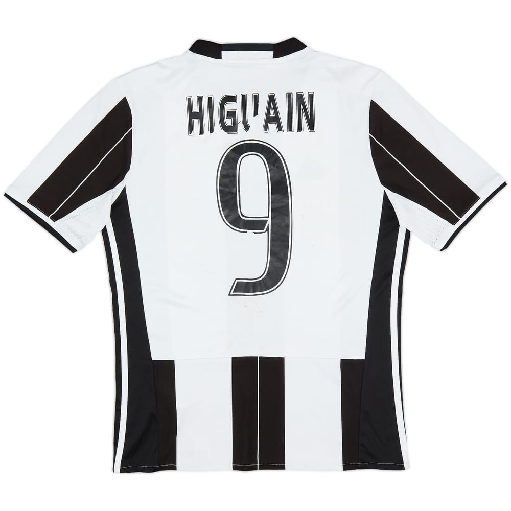 2016-17 Juventus Home Shirt Higuain #9 - 4/10 - (XL.Boys)