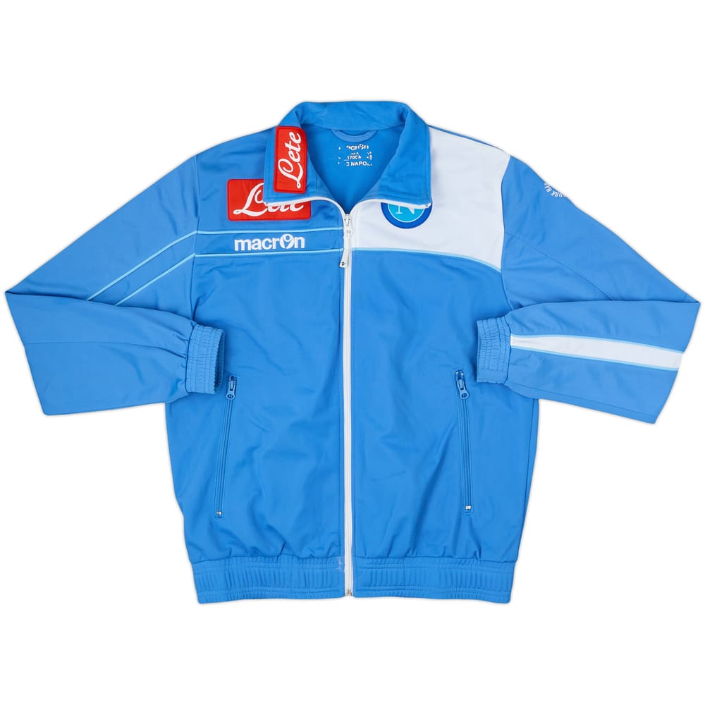 2013-14 Napoli Macron Track Jacket - 8/10 - (L.Boys)
