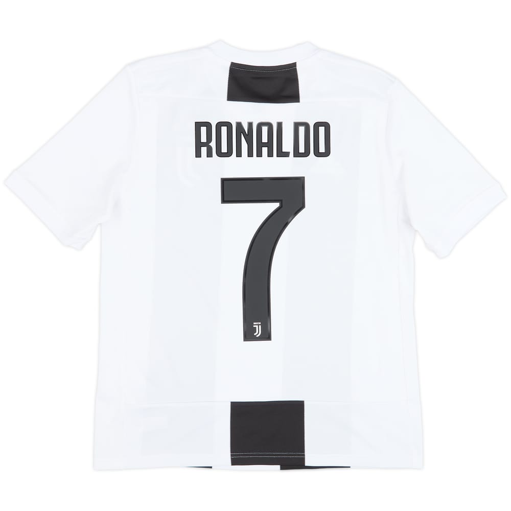 2018-19 Juventus Home Shirt Ronaldo #7 - 9/10 - (XL.Boys)