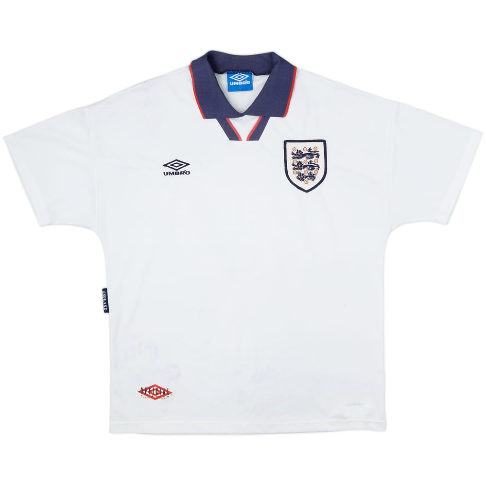 1993-95 England Home Shirt - 8/10 - (L)