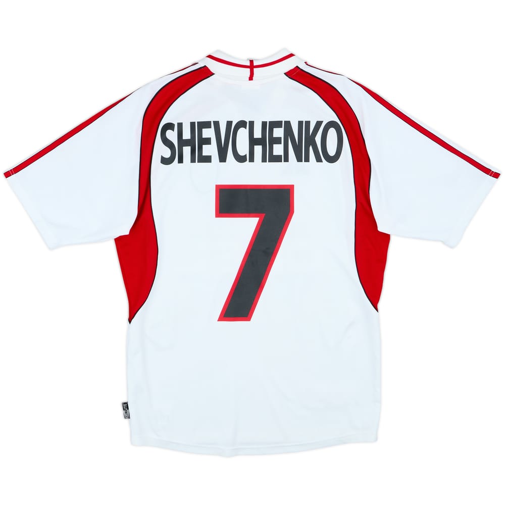 2000-02 AC Milan Away Shirt Shevchenko #7 - 8/10 - (S)