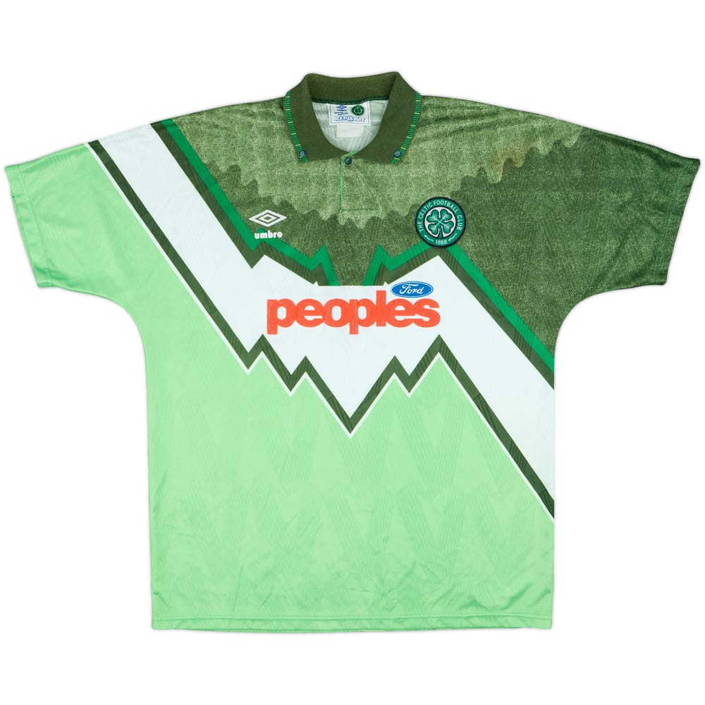 1991-92 Celtic Away Shirt - 8/10 - (L)