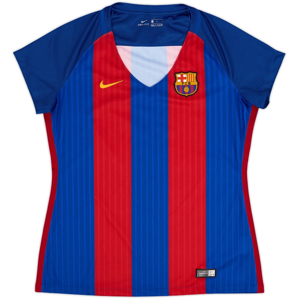 2016-17 Barcelona Home Shirt - 9/10 - (Women's L)