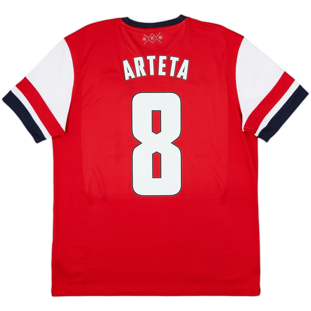 2012-14 Arsenal Home Shirt Arteta #8 - 9/10 - (L)