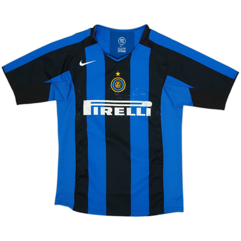 2004-05 Inter Milan Home Shirt - 4/10 - (XL.Boys)