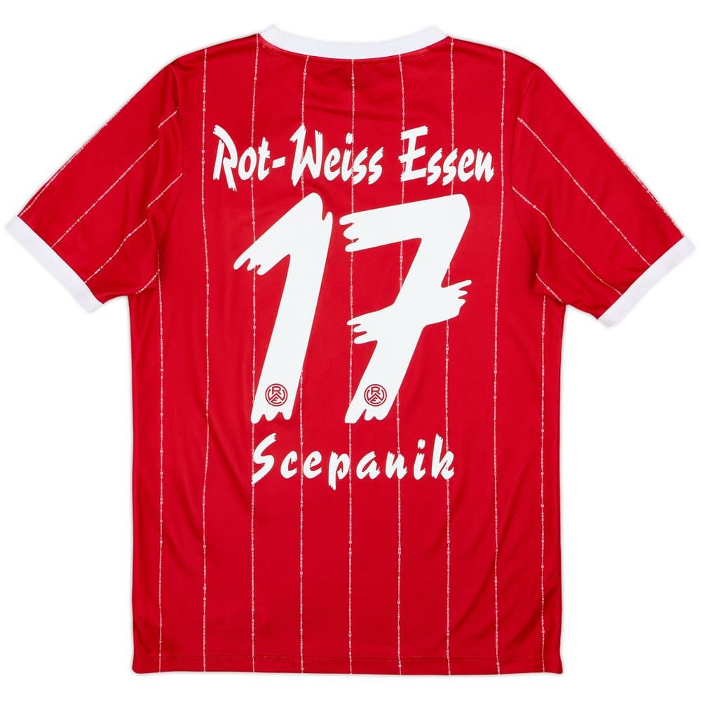 2018-19 Rot-Weiss Essen Home Shirt Scepanik #17 - 9/10 - (XS)