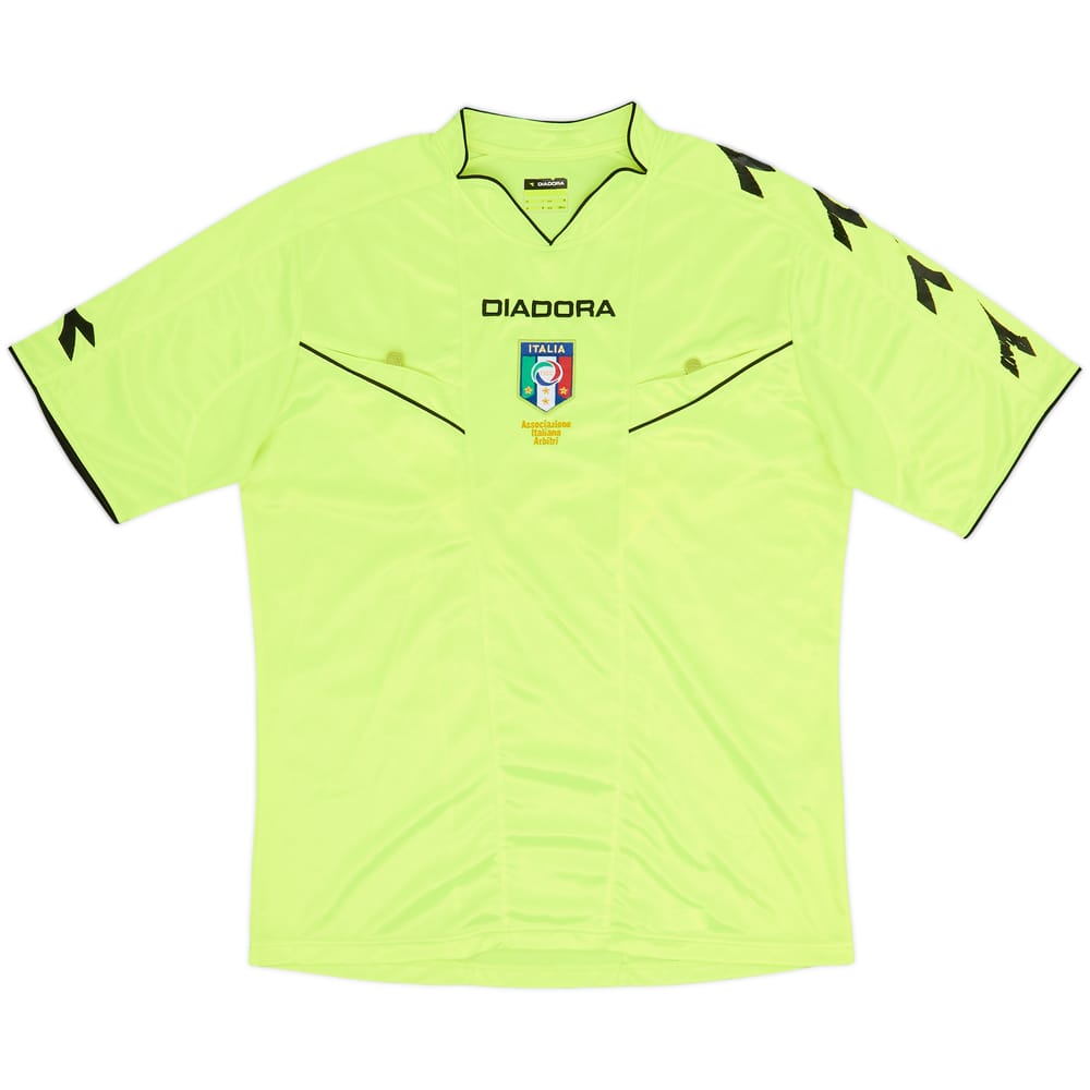 2013-15 Italy Diadora Referee Shirt - 5/10 - (M)