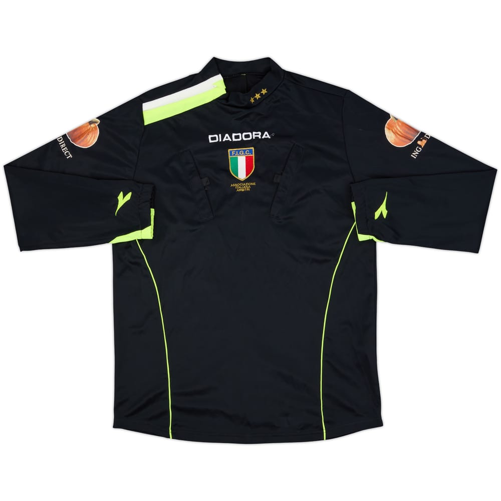 2005-06 Italy Diadora Referee L/S Shirt - 9/10 - (M)