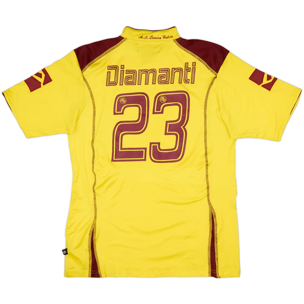 Camiseta de visitante del Livorno 2008-09 Diamanti #23 - 9/10 - (L)