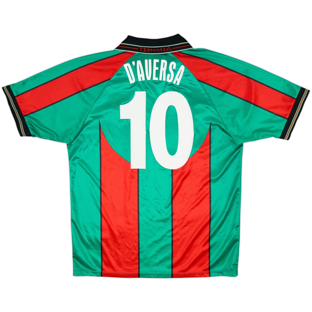 Camiseta de local del Ternana 2001-02 D'Aversa #10 - 9/10 - (XL)