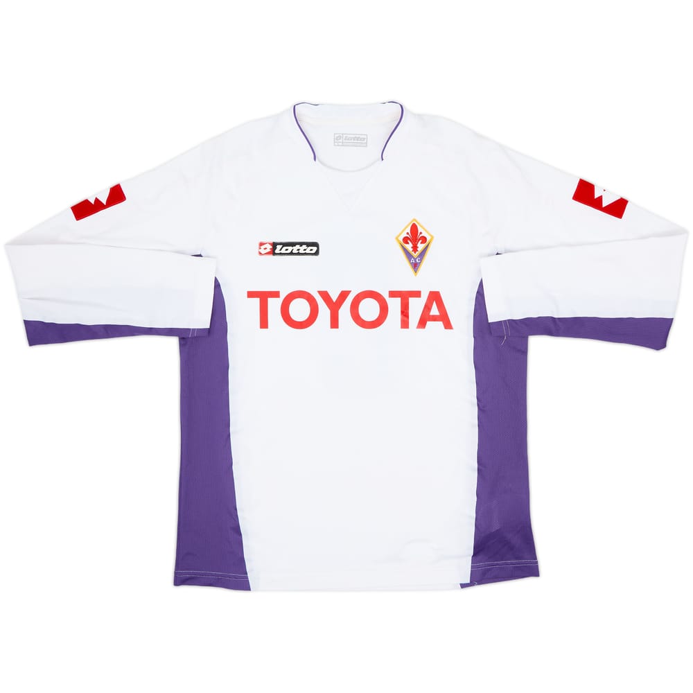 2007-08 Fiorentina Away L/S Shirt #6 - 7/10 - (L)