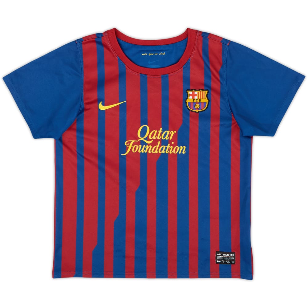 2011-12 Barcelona Home Shirt - 5/10 - (S.Boys)