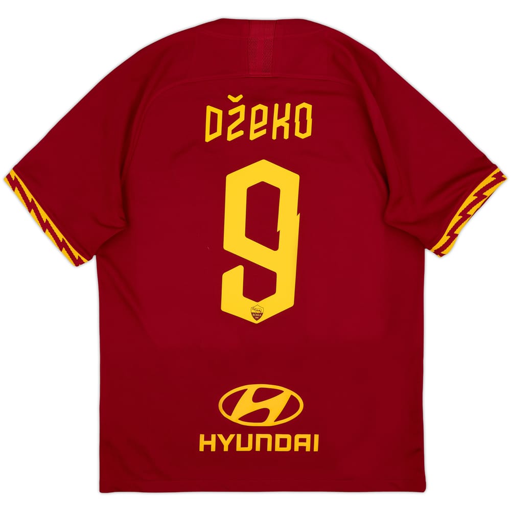2019-20 Roma Home Shirt Dzeko #9 - 8/10 - (M)