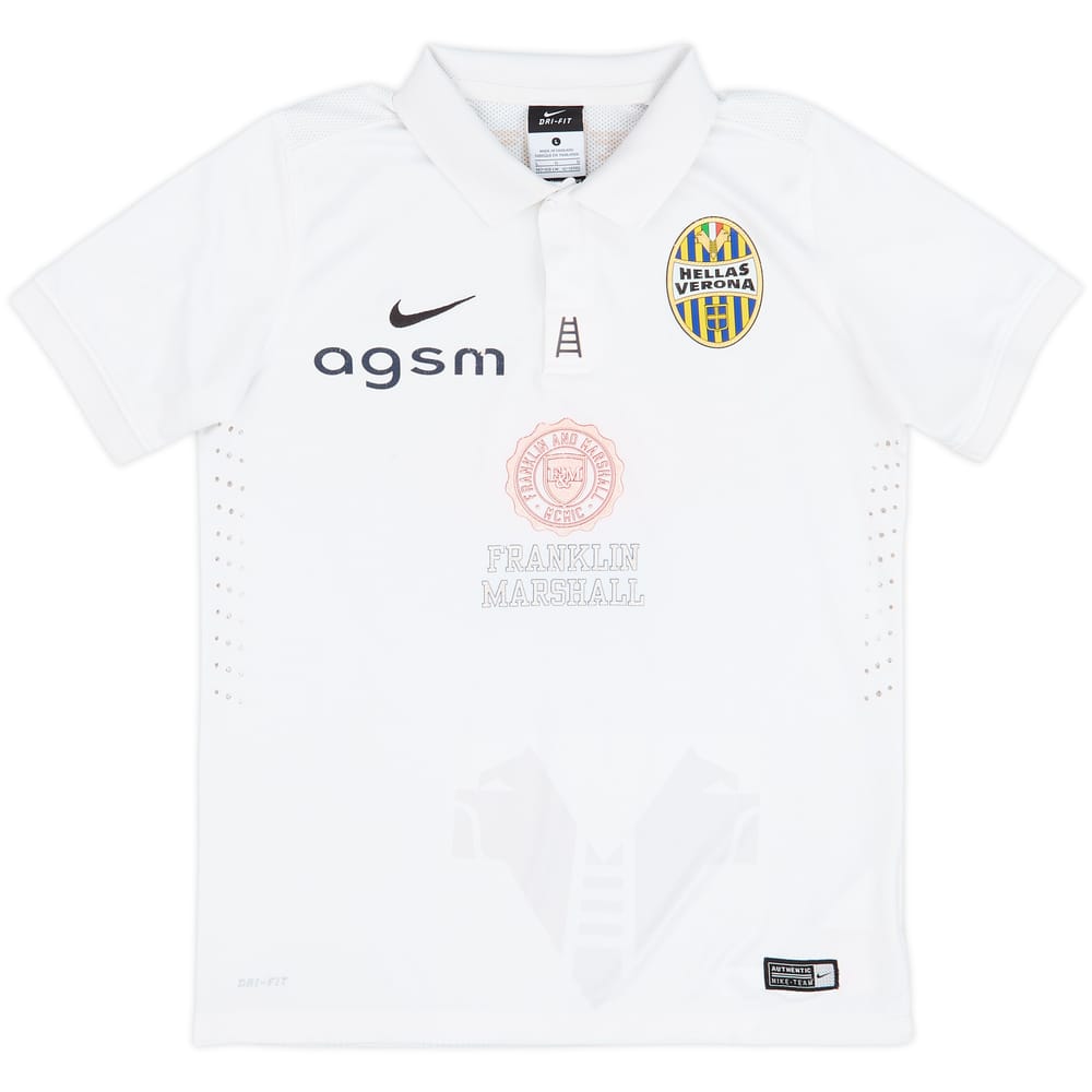 Camiseta de visitante del Hellas Verona 2014-15 - 7/10 - (Niños L)
