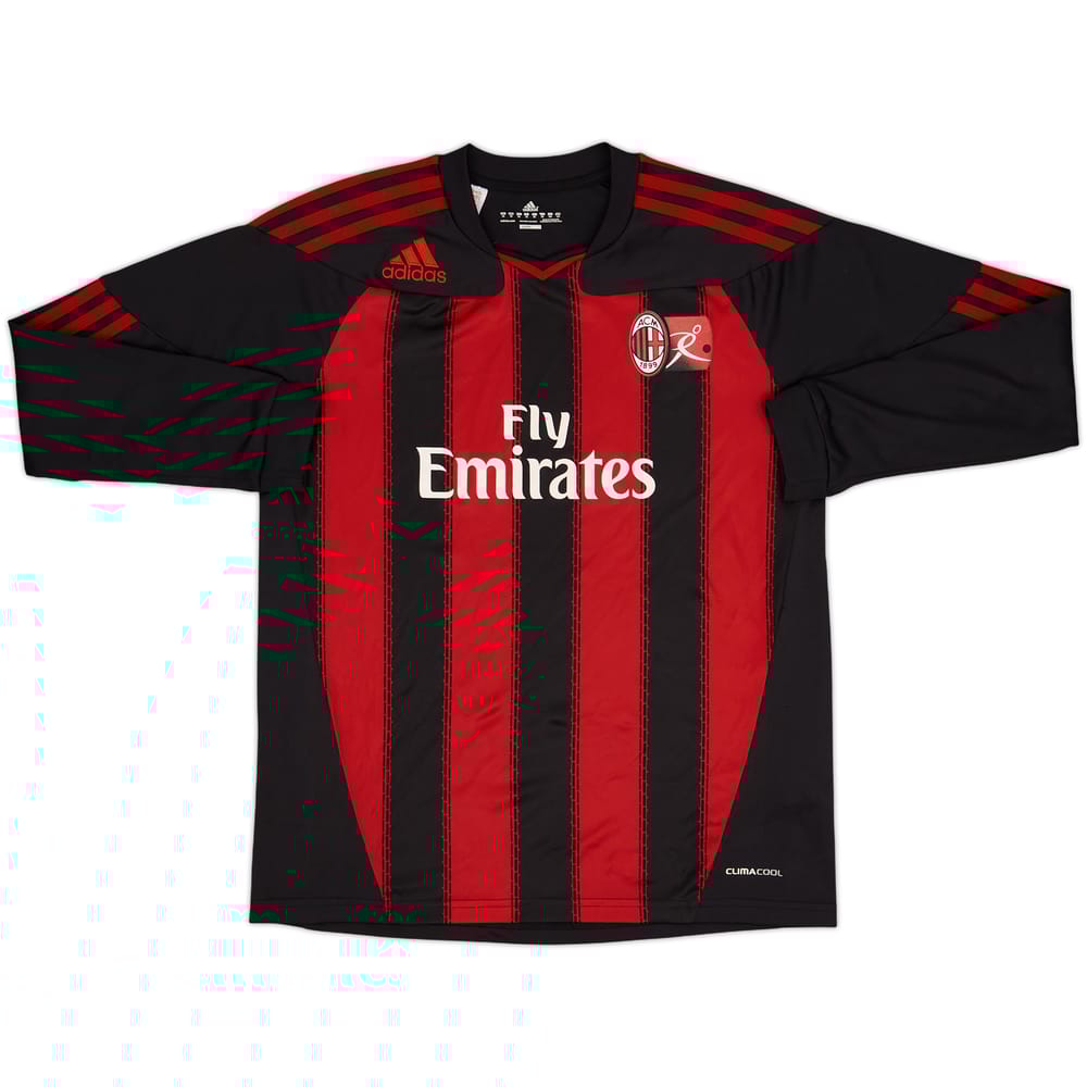 2011-12 AC Milan adidas Youth Camp Training L/S Shirt - 7/10 - (XS)