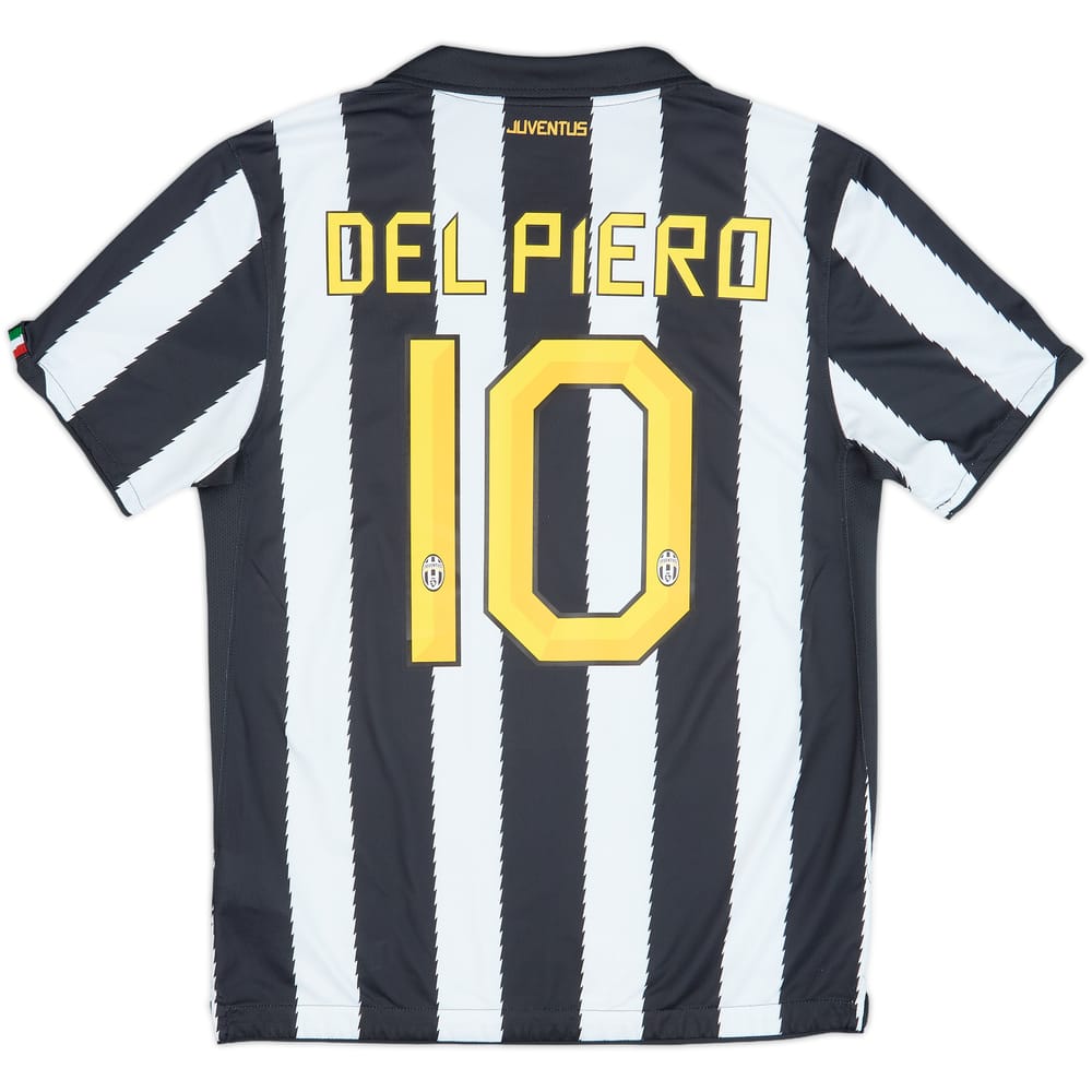 2010-11 Juventus Home Shirt Del Piero #10 - 7/10 - (M)