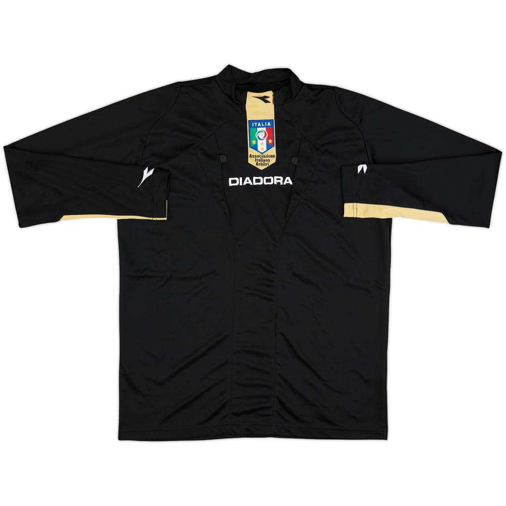 2007-09 Italy Diadora Referee L/S Shirt - 7/10 - (S)